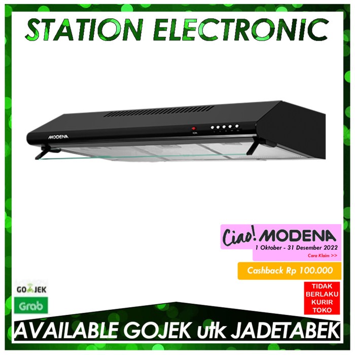 PROMO Modena SX-9512L/SX 9512 L Cooker Hood - Khusus GOJEK/GRAB/JNE