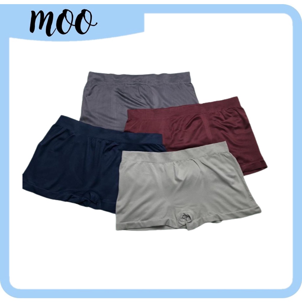 MOO XB499 Celana dalam pria boxer isi 4 pcs random berkualitas -Paket bundling Murah