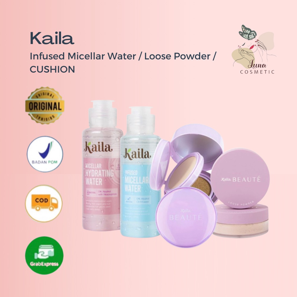 KAILA Infused Micellar Water / Loose Powder / CUSHION