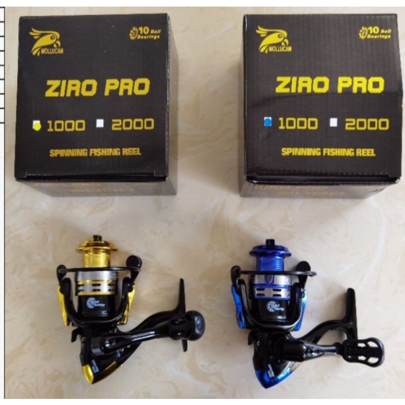 reel mollucan ziro pro 1000,2000,3000 10bb