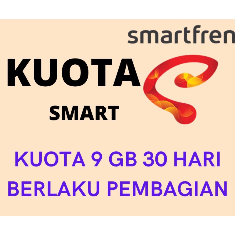 KUOTA SMARTFREN 9 GB 30 HARI