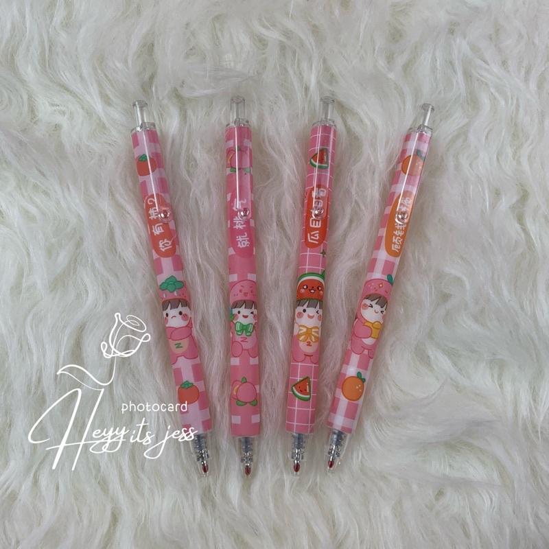 

Pulpen Pen Ballpoint Motif Buah Pink Unik Lucu Cute Ballpoint