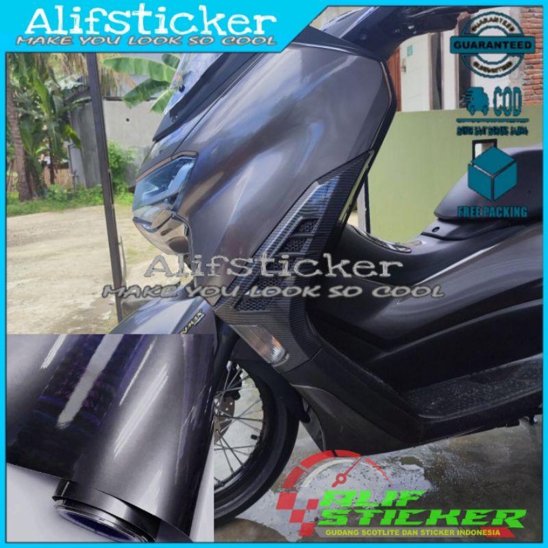 SKOTLET STIKER MOTOR GREY METALLIC CANDY SCOTLITE LIGHT GREY METALIK CANDY SKOTLET ABU GREY CANDY SC