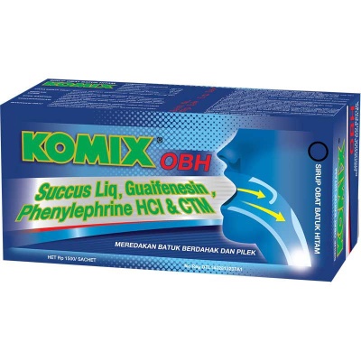 KOMIX OBH Sirup Obat Batuk Hitam 5 x 7 ml