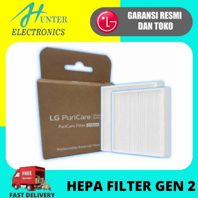 Hepa Filter Lg Masker Puricare Gen 2 Original