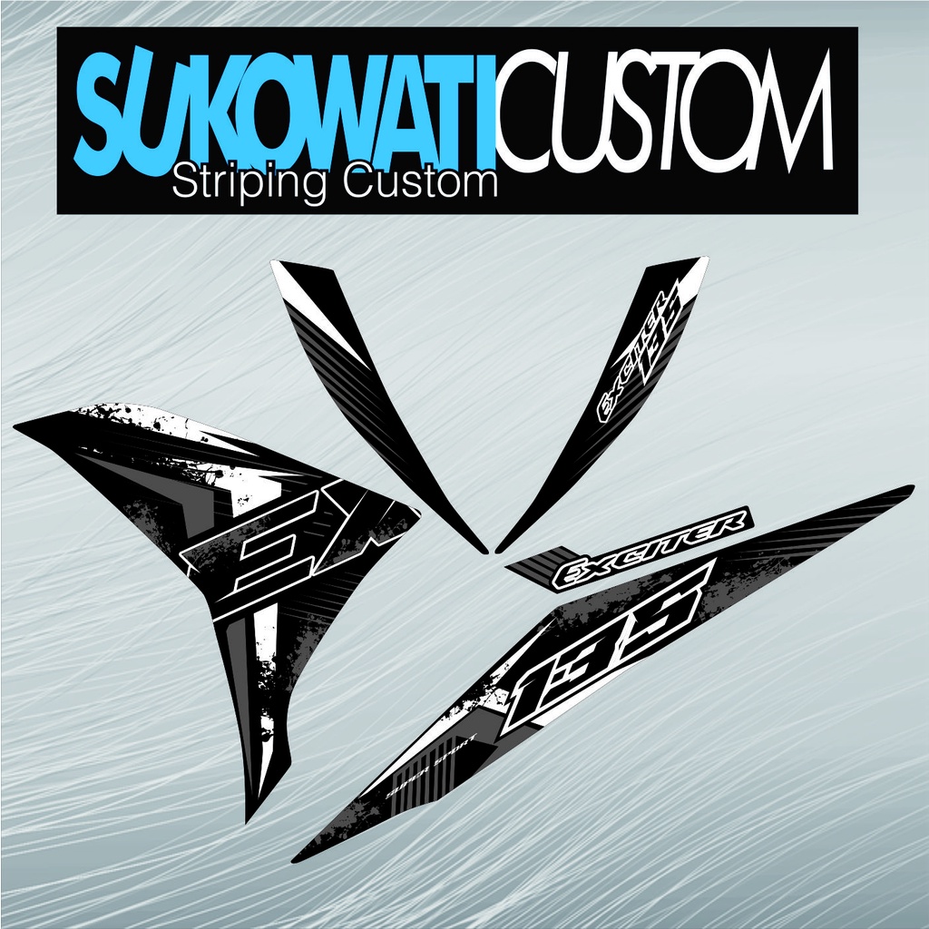 STRIPING JUPITER MX NEW 135 STICKER NJMX VARIASI