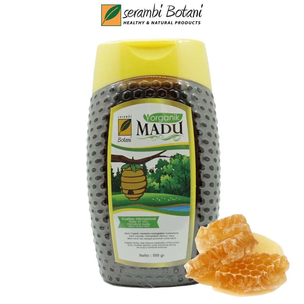 

Madu Hutan Asli Murni Organik 500gr Standar Internasional Serambi Botani
