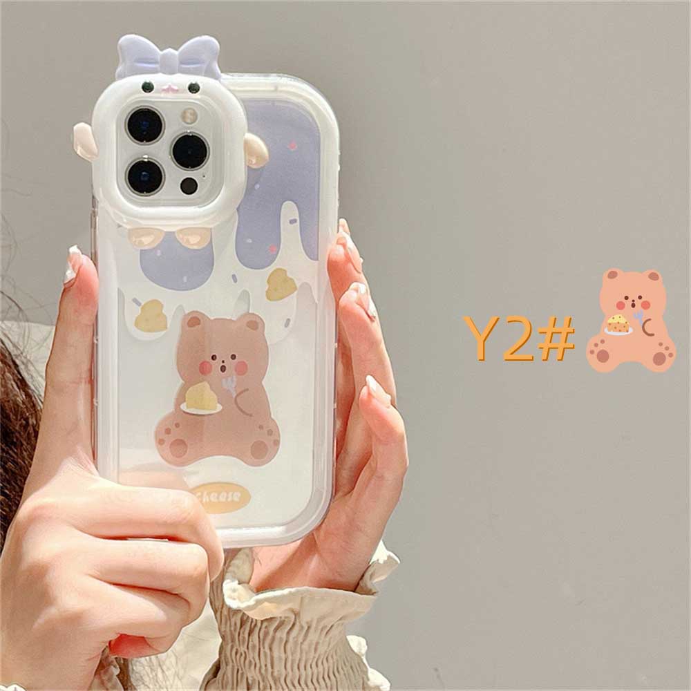 Case Desain Kelinci Dan Keju Strawberry Untuk Redmi Note 11 Pro Note 11S Redmi 10C 10A 9C 9A 10 9T 9 Note 10 5G 10s Note9 Note8 Poco X3 NFC M3