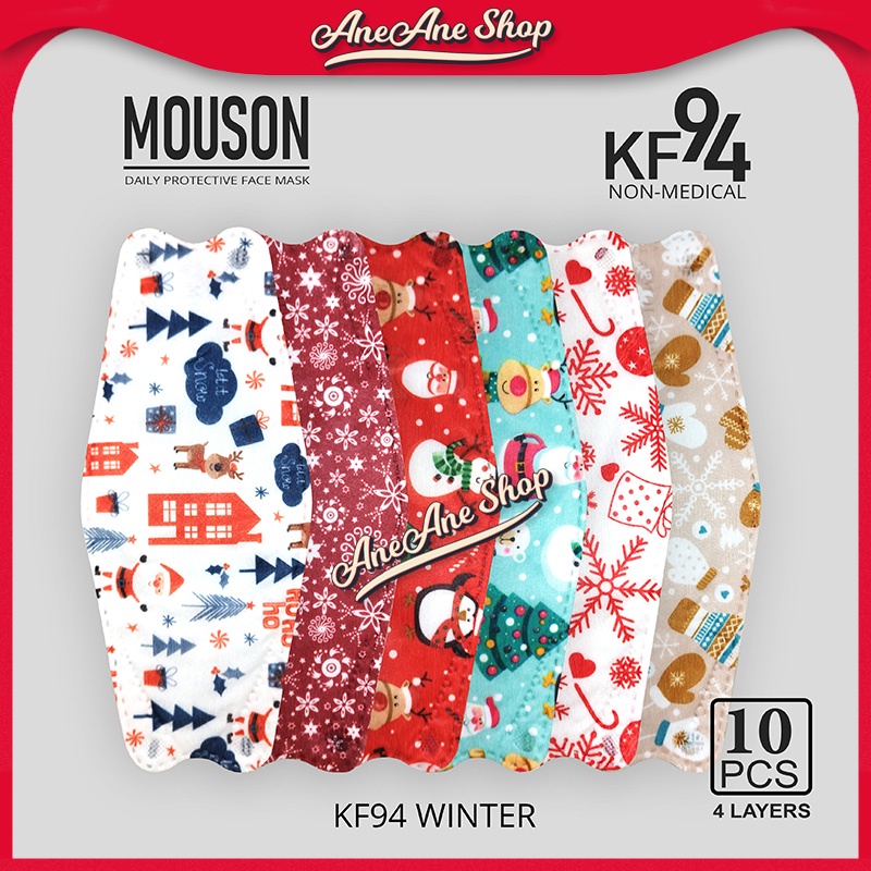 Masker Mouson KF94 Edisi Winter Masker Non Medis Sekali Pakai