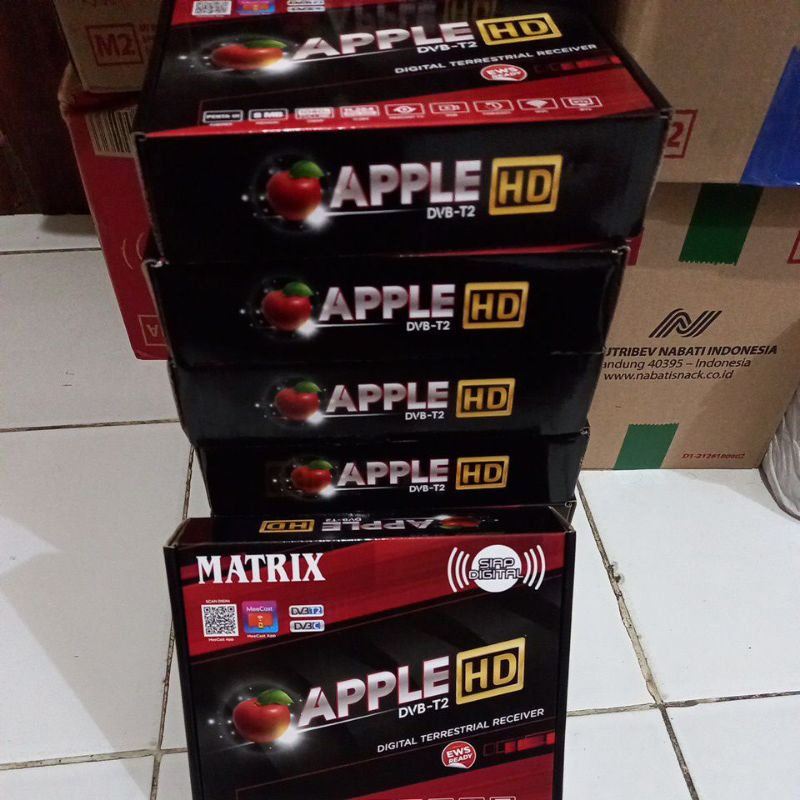 Set top Box Matrix Apple Merah