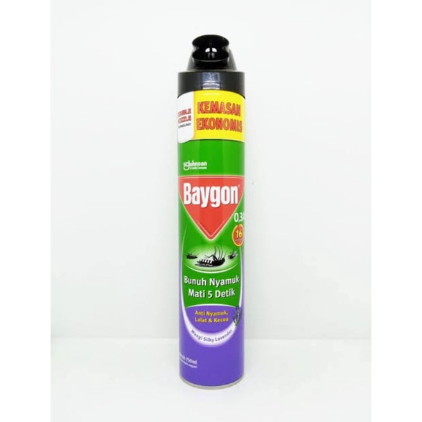 Baygon aerosol silky lavender 750ml