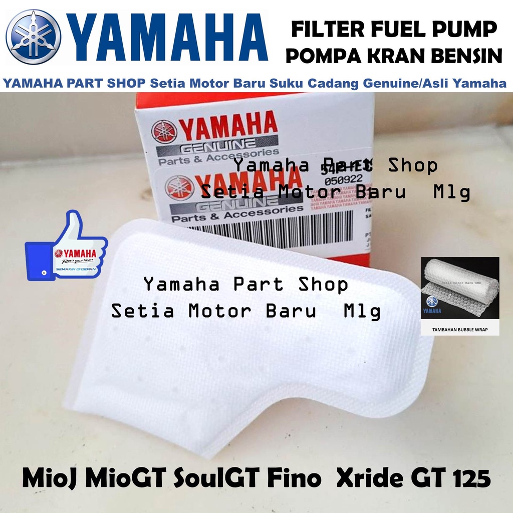 Filter Kran Pompa Bensin Fuel Pump Fuelpump MioJ MioGT SoulGT Fino Xride Asli Yamaha Setia Motor Bar