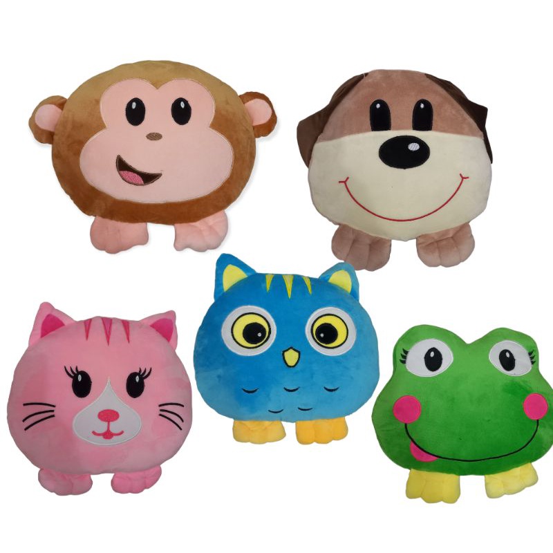 Bantal Kepala Animal lucu halus dan lembut 30cm