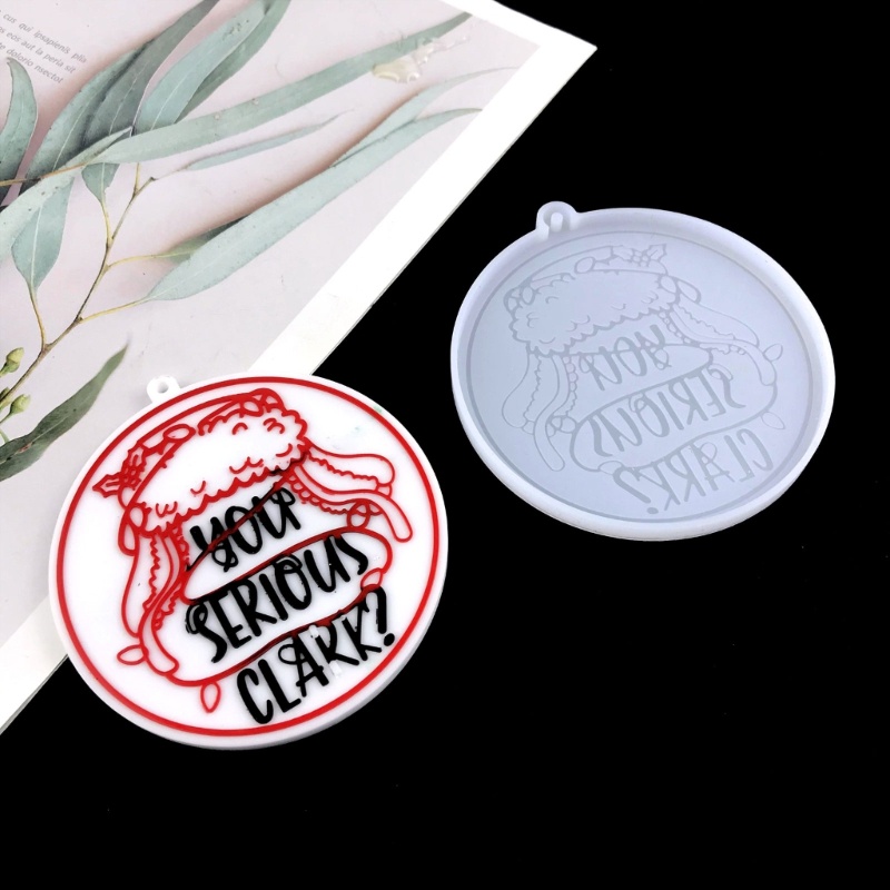 Siy Cetakan Silikon Bentuk Topi Natal DIY Untuk Liontin / Gantungan Kunci