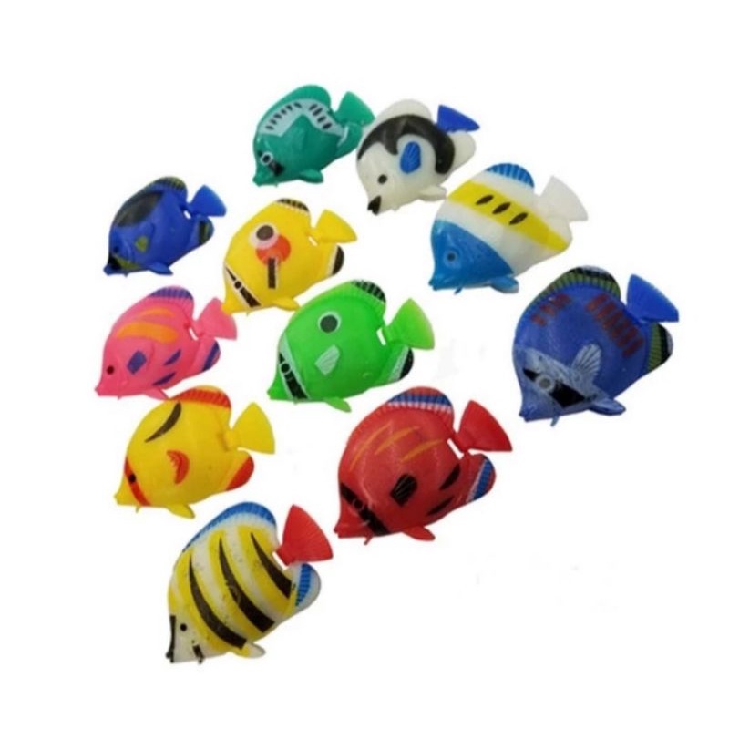 Hiasan Aquarium Ikan Plastik Mainan Aquarium