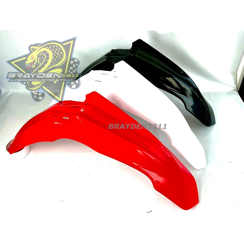 papan nomor dan spakbor depan crf 250 panjang