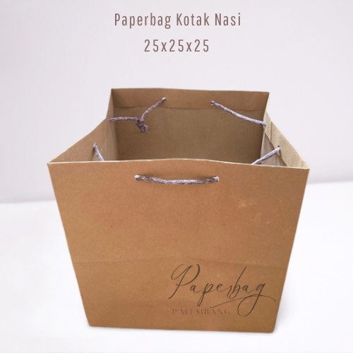 

PAPERBAG KOTAK NASI 25x25x25