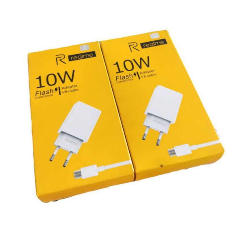 CHARGER REALME 10W ORIGINAL 100% FAST CHARGING MICRO USB