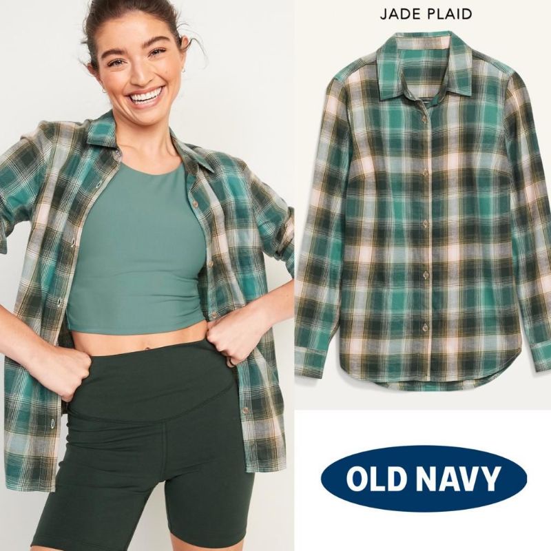 OLD** FLANEL longsleeved plaid  shirt