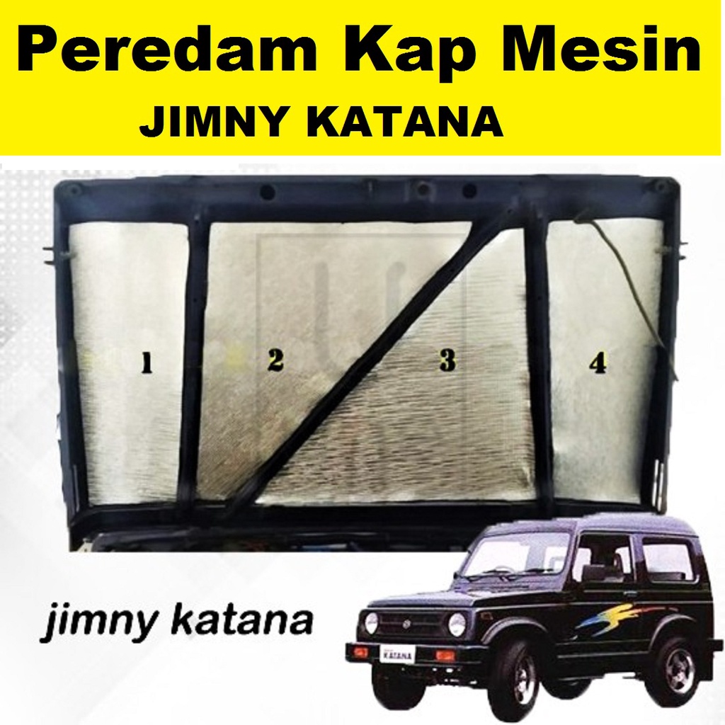 Peredam Panas Kap Mesin Mobil Suzuki Jimny Katana