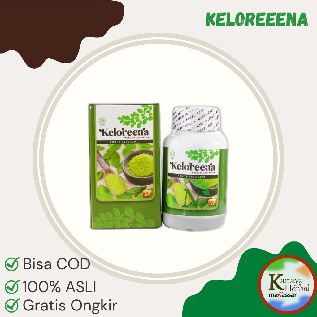 KELOREENA 100% ekstrak daun kelor ORIGINAL kelorena