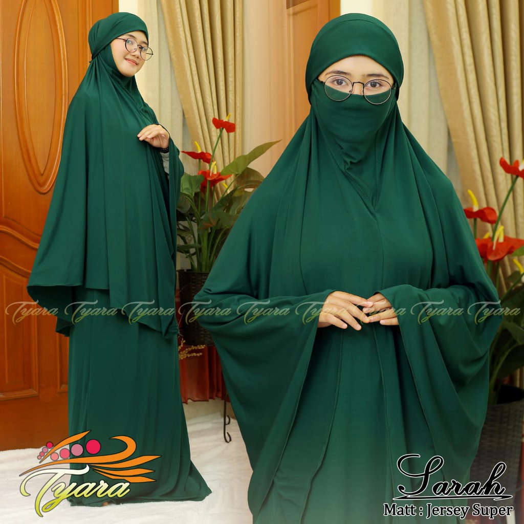 Mukena Sarah Nikab Cadar Ori Tyara Hijab BY QOID