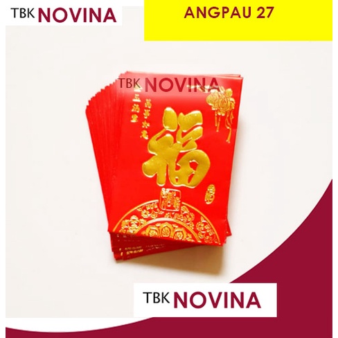 [ 1 Box Mika ] ANGPAO IMLEK FU MIKA / RED POCKET CHINESE NEW YEAR / ANGPAU SINCIA