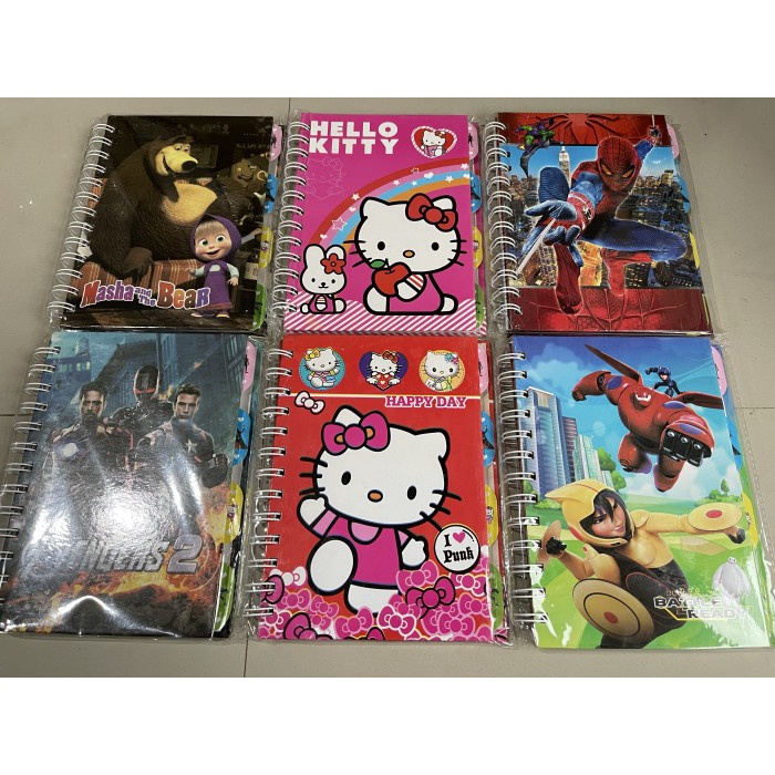 

Buku ring b6 dengan index motif fancy satuan OLS76