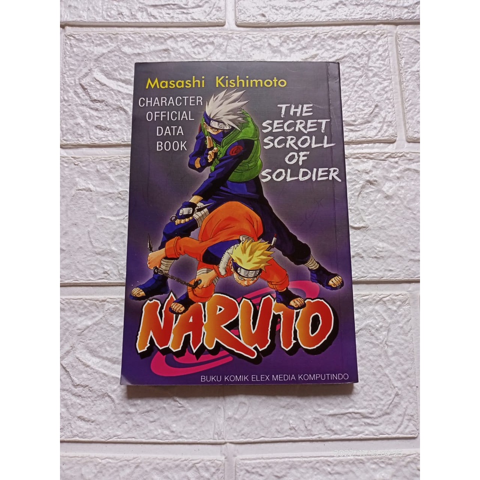 Komik Naruto Character Data Book - The Secret Scroll of Soldier