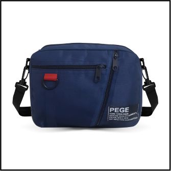 Tas Selempang Bahu PEGE Sling Bag Pria Model Polos Kasual - PG 8932