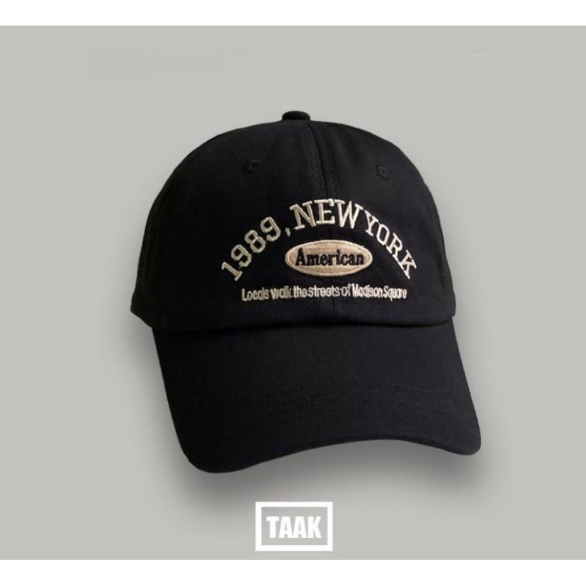 (bisa cod)Topi baseball pria distro caps 1989 NEWYORK terlaris kekinian