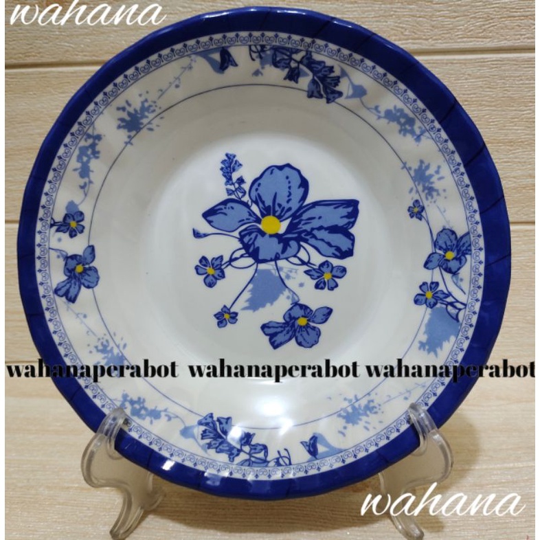 6pcs piring makan melamin motif /piring makan melamin termurah/piring makan motif melamin isi 6pcs