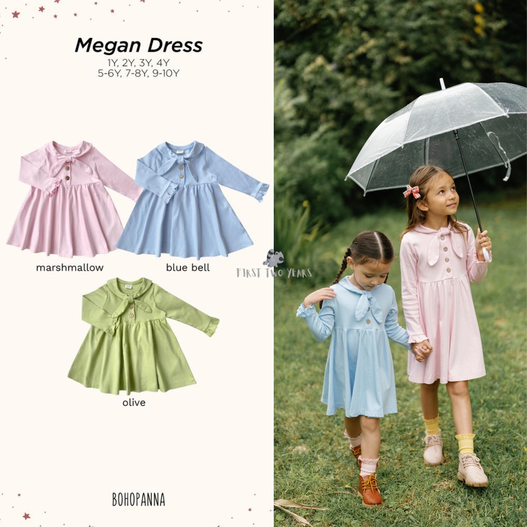 Bohopanna - Megan Dress / Dress Anak Perempuan