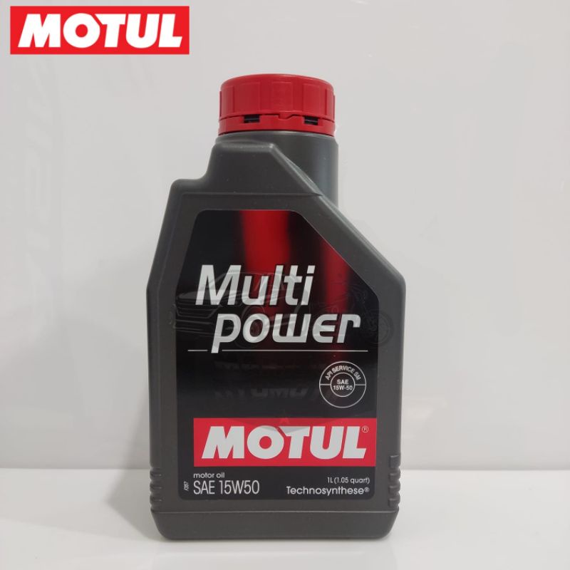 MOTUL MULTIPOWER 15W50 1L/100% ORIGINAL/OLI MESIN MOBIL BENSIN/CRV INNOVA RAIZE AVANZA XPANDER