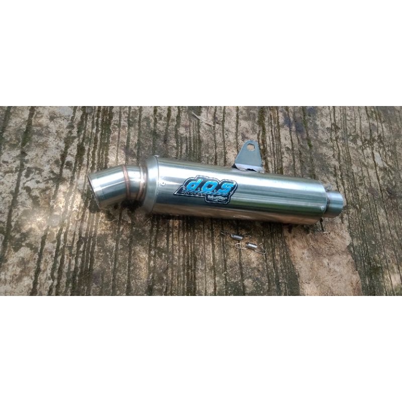 Slincer knalpot DOS bulat jenong 30cm d50mm