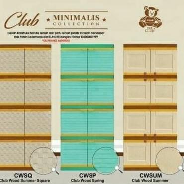 

CLUB LEMARI PLASTIK JUMBO 4 SUSUN | LEMARI PAKAIAN CLUB stock ready