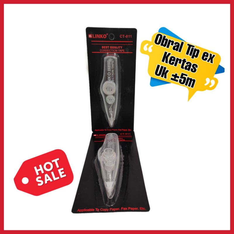 

TIP EX TIPEX KERTAS MURAH / CORRECTION TAPE MURAH OBRAL