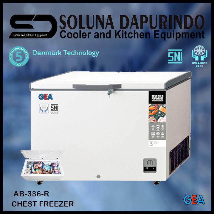 Promo Gea Chest Freezer Ab-336 / Ab336R / Ab336