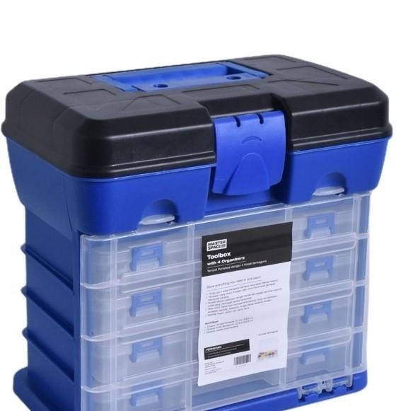 Krisbow Tool Box Kotak Perkakas Kompartemen Tamiya
