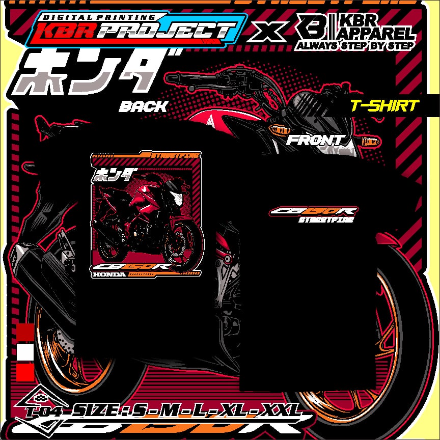 [COD] KAOS RACING X CB 150R KAOS COMBED SABLON PRINT DTF KAOS SUNMORI RACING T.04