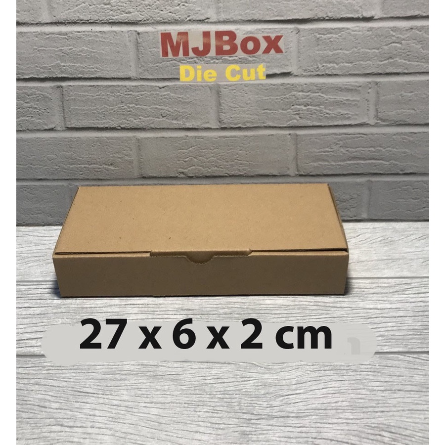 

Kardus karton uk. 27x6x2 cm...die cut box kotak Souvenir -dll