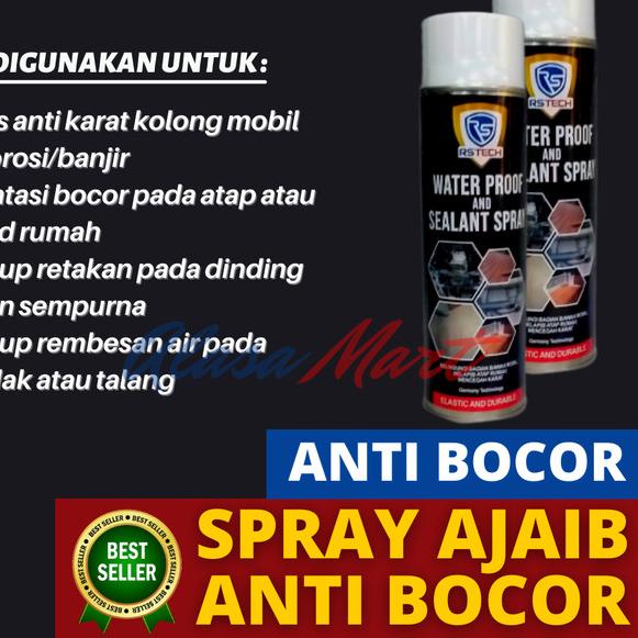 

Rubber Sealant Spray - Aqua Sealant Spray Anti Bocor 500ml Buy 1 Get 1 - Putih