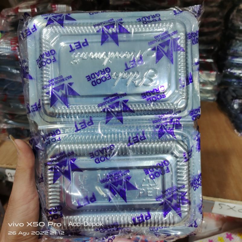 MIKA PLASTIK 4A 4XC  ISI 100 PCS / MIKA KUE UKURAN K4 MEREK KULINER