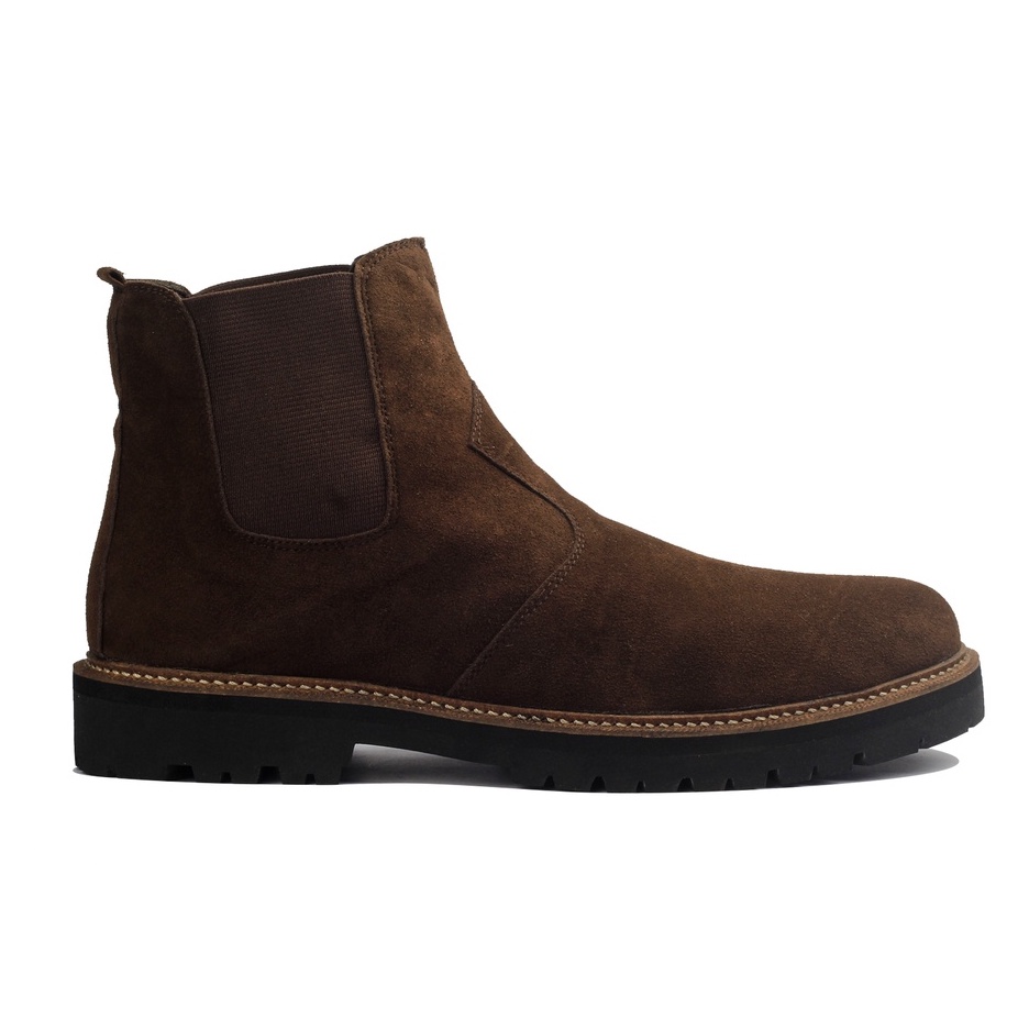 AXEL DARKBROWN - Sepatu Boots Pria Chelsea Boot Casual Original Santai Kuliah