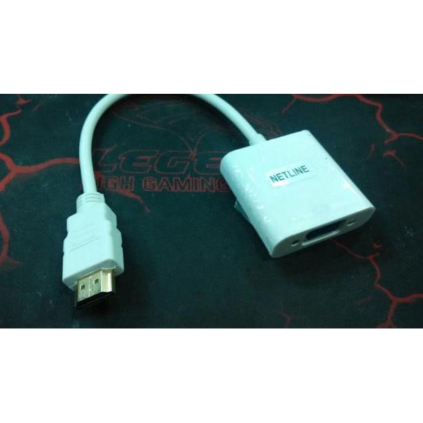 CONVERTER HDMI TO VGA NETLINE