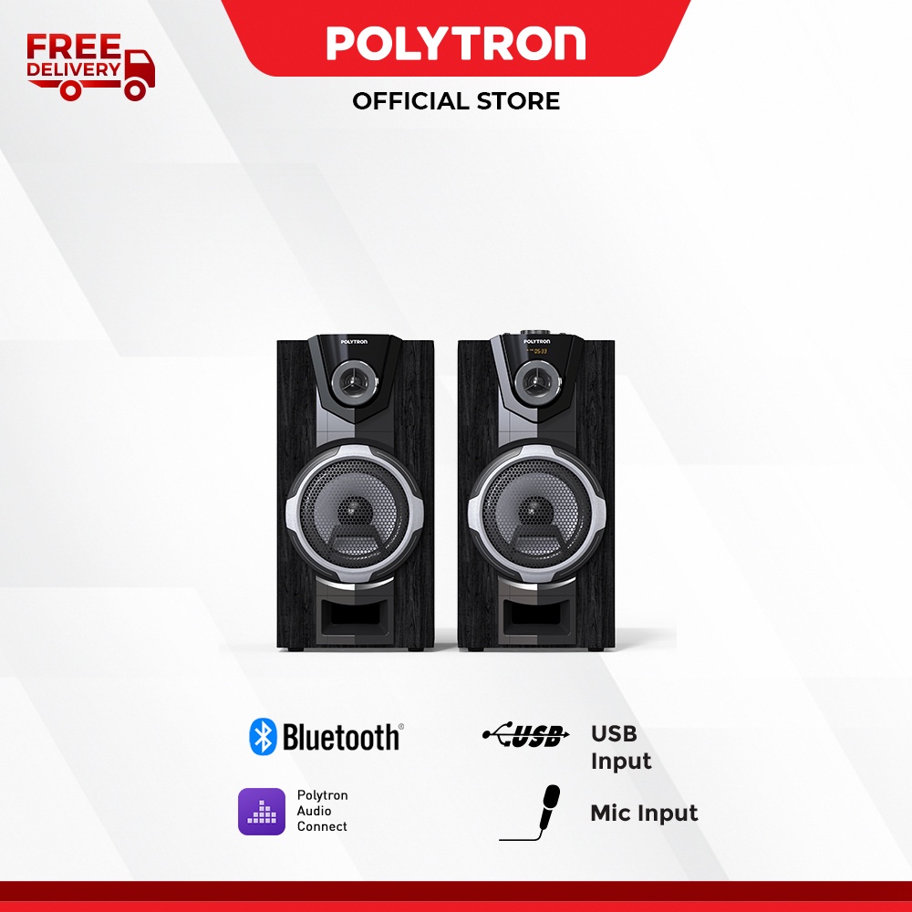 POLYTRON Active Speaker PAS 8F12 | Speaker Aktif Polytron