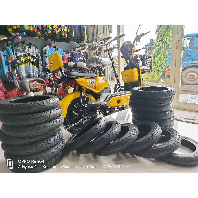 Ban sepeda listrik Selis exotic goda 14 x 2.50 tubeles
