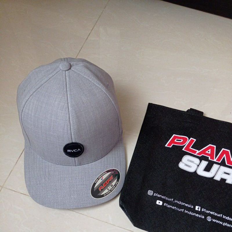 topi rvca abu original flexfit size S/M