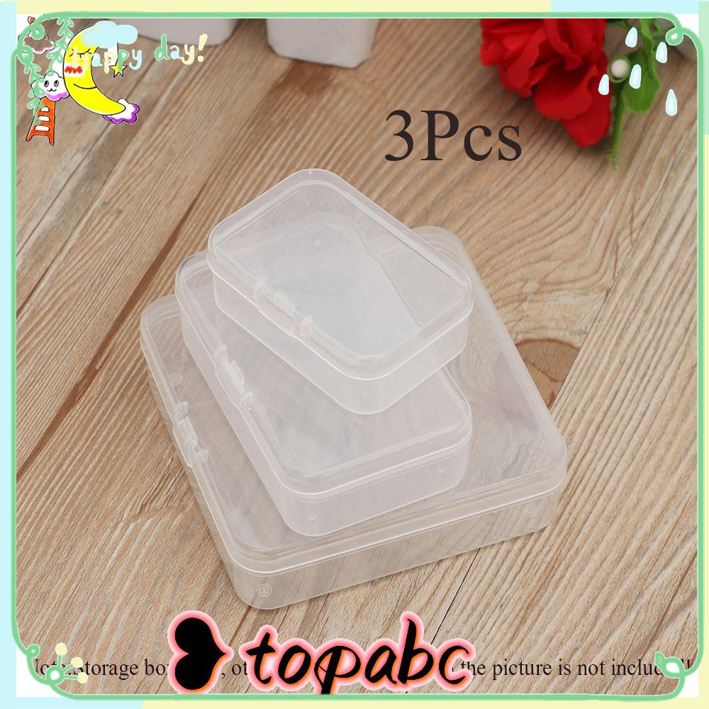 Top 3Pcs Kotak Penyimpanan Dot Empeng Transparan