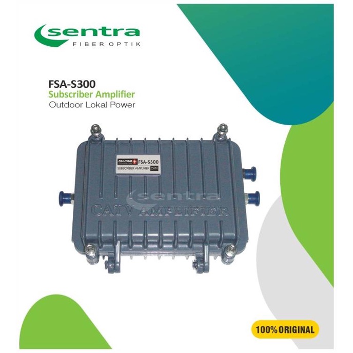 Falcom Booster CATV Distribution Amplifier FSA S300 Original